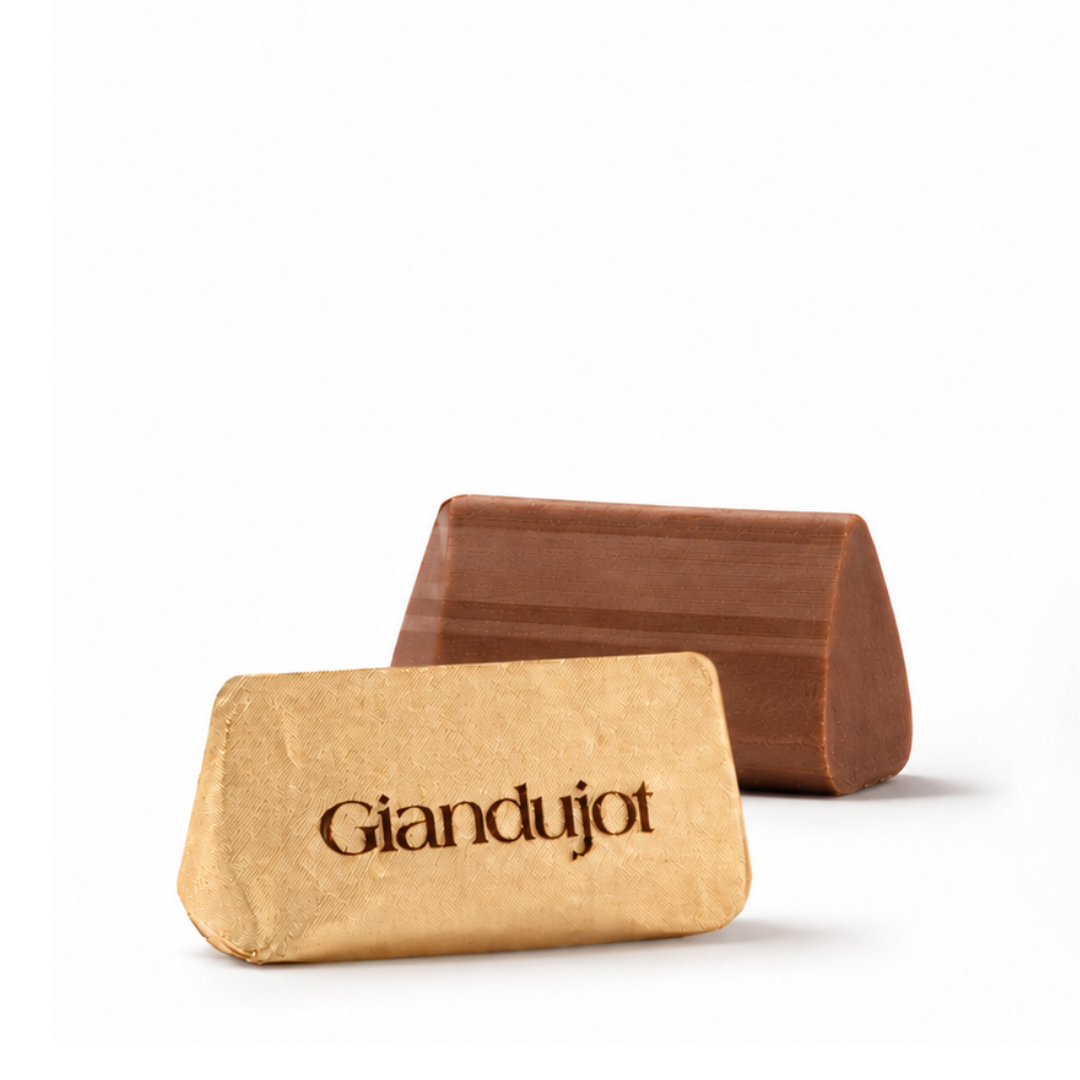 Giandujot. Milk chocolate with gianduja hazelnuts (31%). Candy pack 120g - Image 2