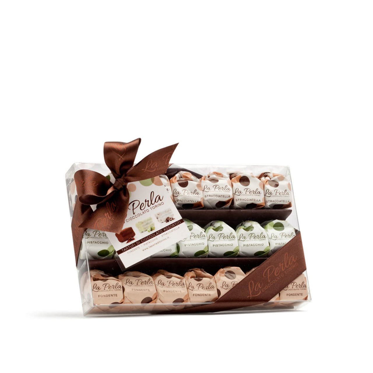 Mini tartufi. Pistacchio, Fondente, Stracciatella. Astuccio 150g | La ...