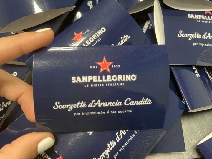 Scorzette di arancia candita per i cocktail Sanpellegrino
